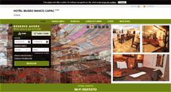 Desktop Screenshot of hotelmancocapaccuzco.com