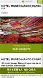 Mobile Screenshot of hotelmancocapaccuzco.com
